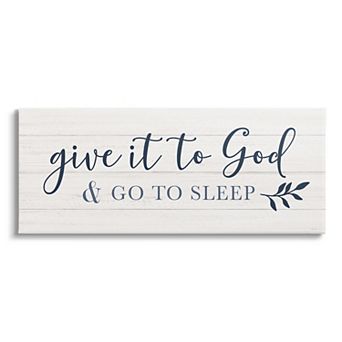 Stupell Home Decor Give to God Canvas Wall Art