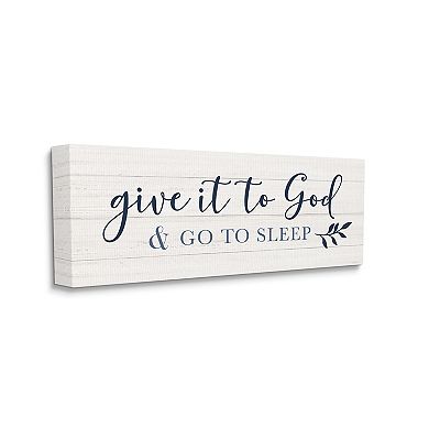 Stupell Home Decor Give to God Canvas Wall Art