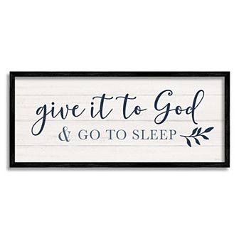 Stupell Home Decor Give to God Framed Wall Art