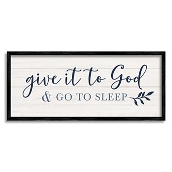 Stupell Home Decor Give to God Framed Wall Art