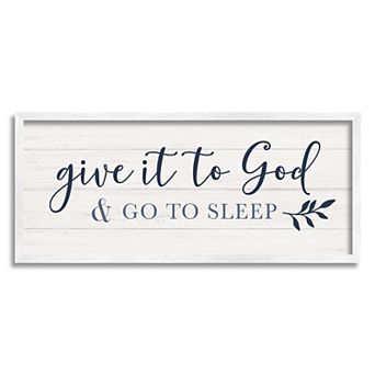 Stupell Home Decor Give to God Plaque Wall Art