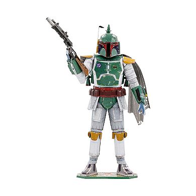 Fascinations Metal Earth Premium Series ICONX Star Wars Boba Fett 3D Metal Model Kit