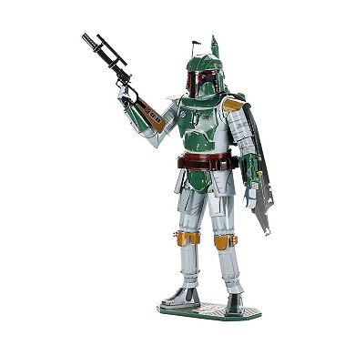 Fascinations Metal Earth Premium Series ICONX Star Wars Boba Fett 3D Metal Model Kit