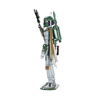 Fascinations Metal Earth Premium Series ICONX Star Wars Boba Fett 3D Metal Model Kit