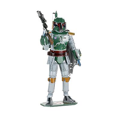 Fascinations Metal Earth Premium Series ICONX Star Wars Boba Fett 3D Metal Model Kit