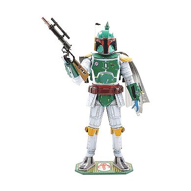 Fascinations Metal Earth Premium Series ICONX Star Wars Boba Fett 3D Metal Model Kit