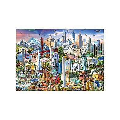 Educa North America 1500-pc. Jigsaw Puzzle