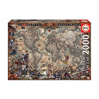 Educa Pirates Map 2000 pc Puzzle