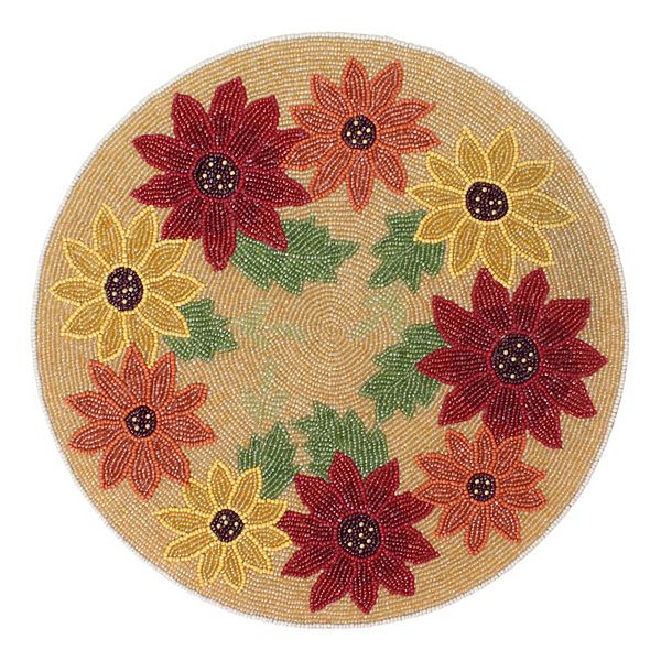Celebrate Together™ Fall Beaded Flower Placemat