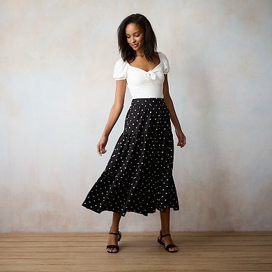 Women's LC Lauren Conrad Tiered Maxi Skirt