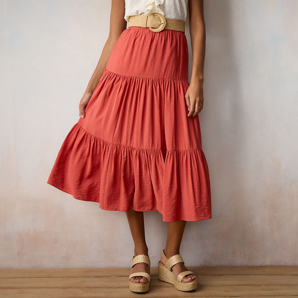 Women's LC Lauren Conrad Tiered Maxi Skirt