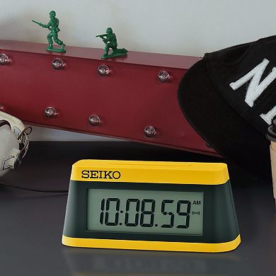 Seiko Modern Marathon Digital Clock Table Decor