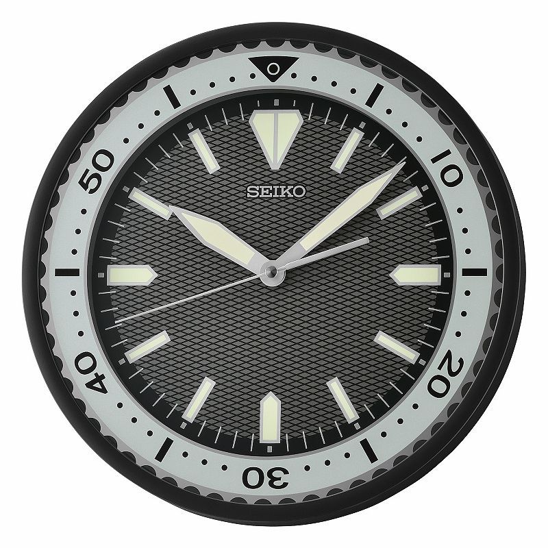 Seiko Watch Dial Clock Wall Decor, Gray
