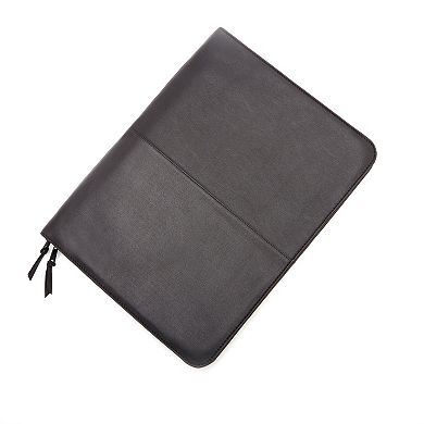 Royce Leather Executive Zip-Around Padfolio