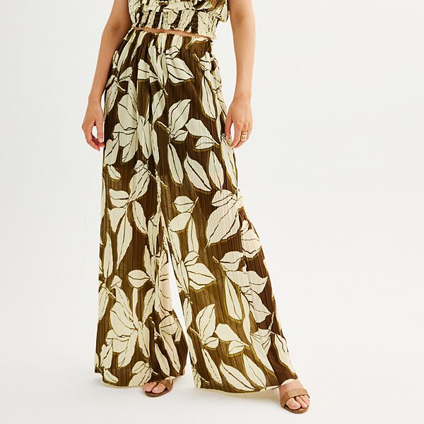 Women's Nine West Pleated WideLeg Pants