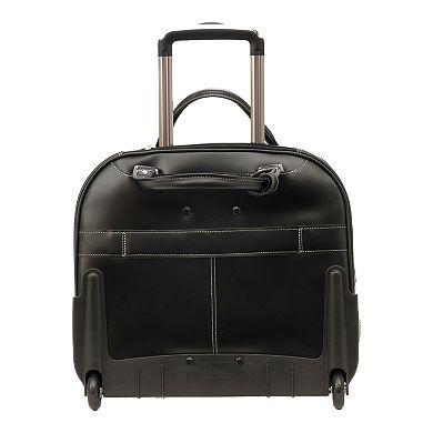 McKleinUSA Redwood 15-Inch Leather Wheeled Briefcase