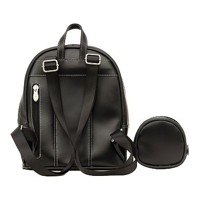 McKlein Acadia Leather Mini Bow Backpack