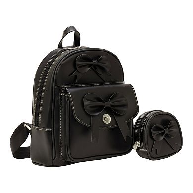 McKleinUSA Acadia Leather Mini Bow Backpack