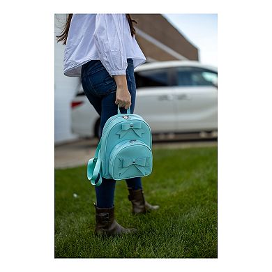 McKlein Arches Leather Bow Backpack