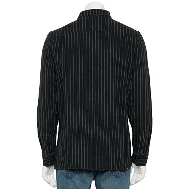 Men's Vans Station Striped Button-Down Shirt