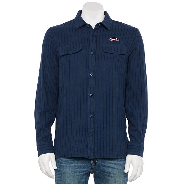 Vans button best sale down shirt