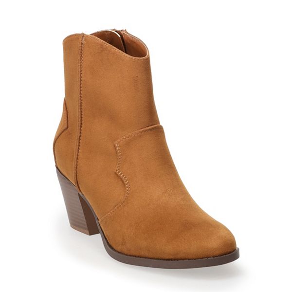 Kohls 2025 tan booties