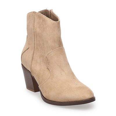 Sonoma Goods For Life® Cabeza Women's Western Ankle Boots