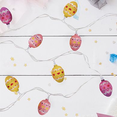 Northlight 10-Light Multi-Color Pastel Easter Egg String Lights 
