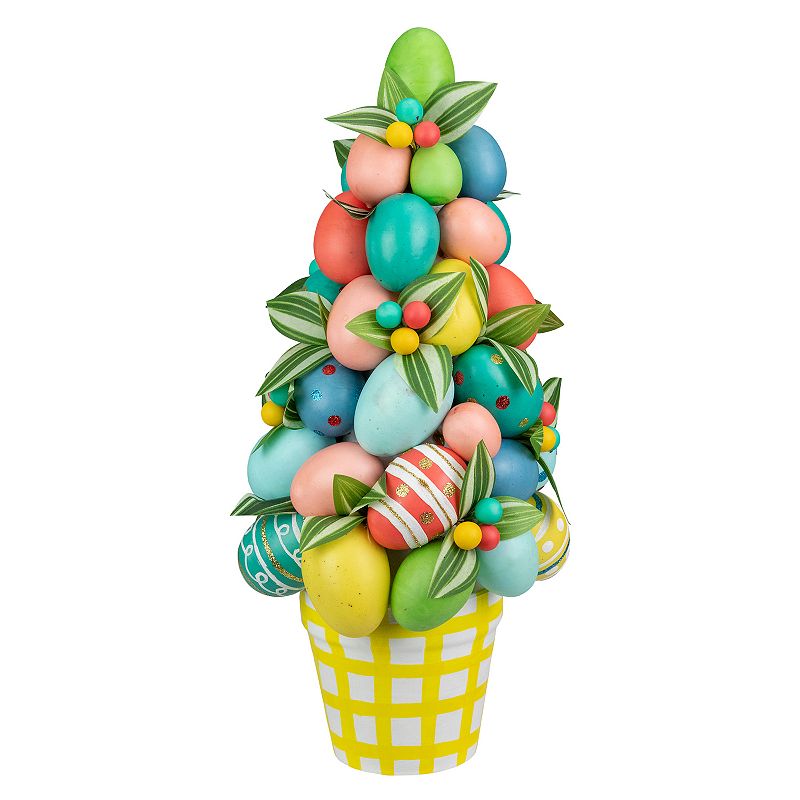 69058455 Northlight Colorful Easter Egg Artificial Tree Flo sku 69058455