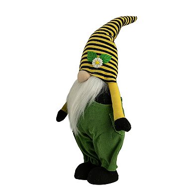 Northlight Striped Bee Springtime Gnome Floor Decor 2-piece Set