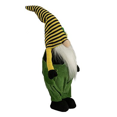 Northlight Striped Bee Springtime Gnome Floor Decor 2-piece Set