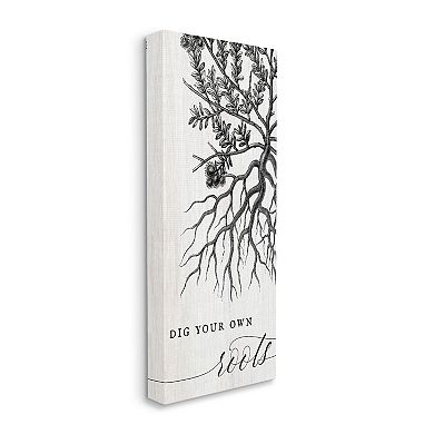 Stupell Home Decor Dig Your Roots Canvas Wall Art