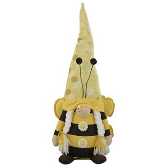 Northlight Bumblebee Braids Springtime Gnome Floor Decor