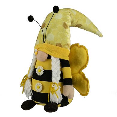 Northlight Bumblebee Braids Springtime Gnome Floor Decor