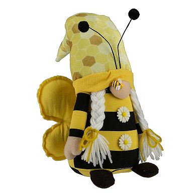 Northlight Bumblebee Braids Springtime Gnome Floor Decor