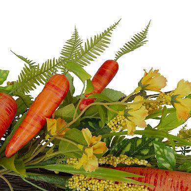 Northlight Carrot & Berry Easter Foliage Artificial Wreath