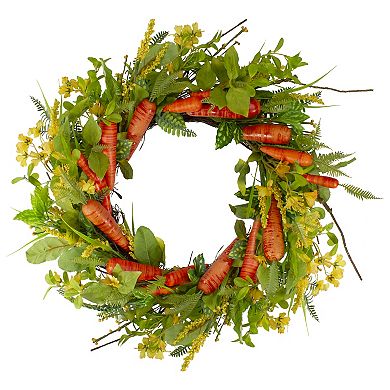 Northlight Carrot & Berry Easter Foliage Artificial Wreath