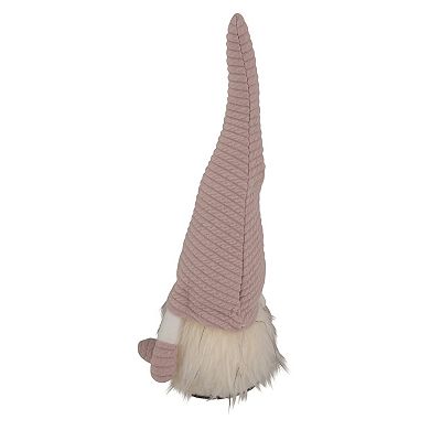 Northlight Light-Up Pink Spring Gnome Table Decor