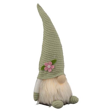 Northlight Pre-Lit Green Spring Gnome Table Decor