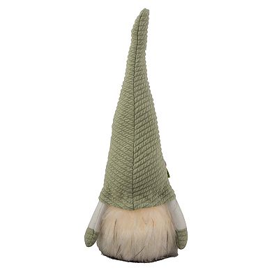Northlight Pre-Lit Green Spring Gnome Table Decor