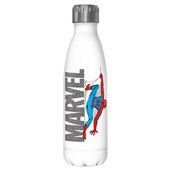 Spider-Man Distressed Web Logo 17-oz. Stainless Steel Water Bottle