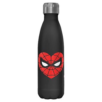Spider-Man Mask Heart Logo 17-oz. Stainless Steel Water Bottle
