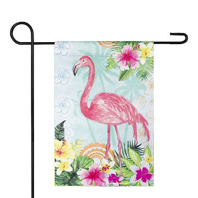 Northlight Tropical Flamingo Spring Garden Flag