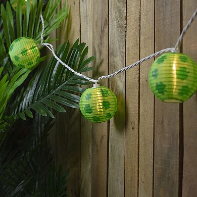 Northlight 10-Count Shamrock St. Patrick's Day Paper Lantern String Lights