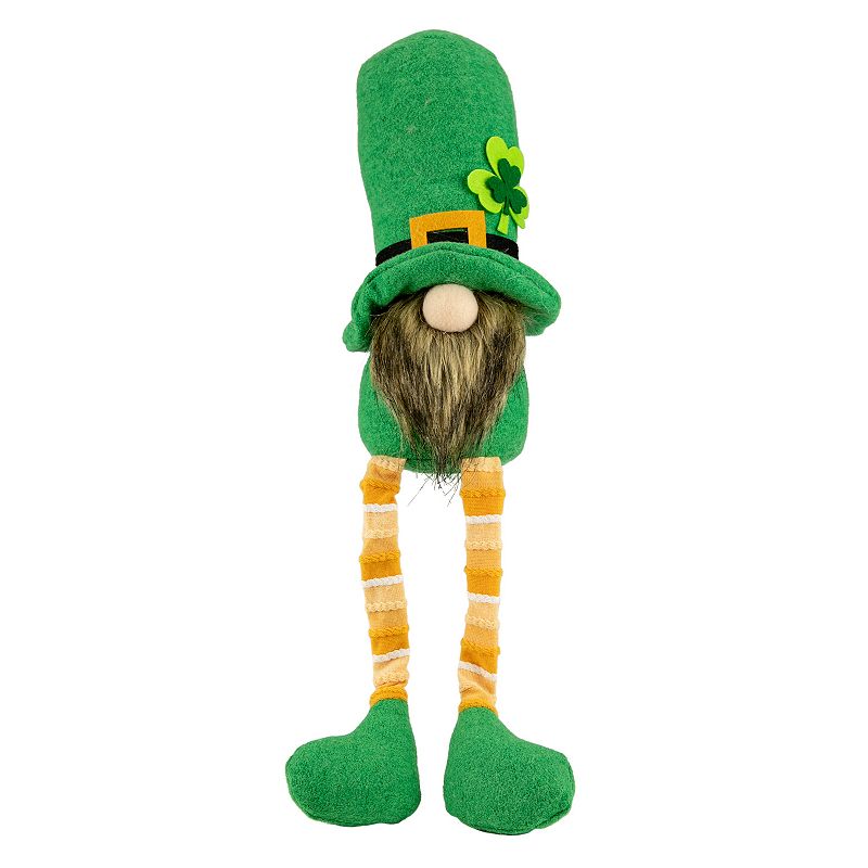 Northlight St. Patricks Day Leprechaun Gnome Dangling Legs Table Decor, G