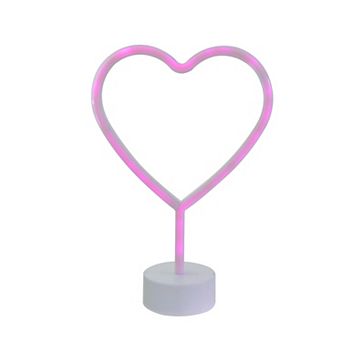 Northlight Pink Heart LED Neon Valentine's Day Table Decor