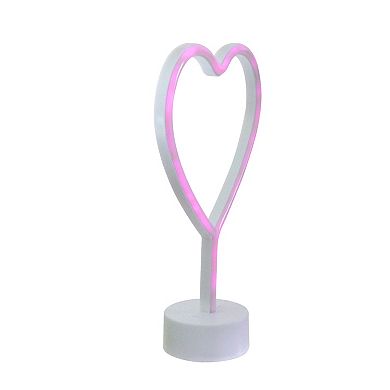 Northlight Pink Heart LED Neon Valentine's Day Table Decor