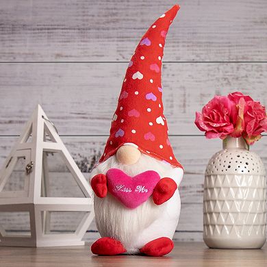 Northlight Hearts Kiss Me Valentine's Day Gnome Floor Decor