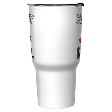 Goofy Funny Pose Stainless Steel Travel Mug