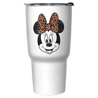 Minnie Leopard Bow Stainless Steel Travel Mug